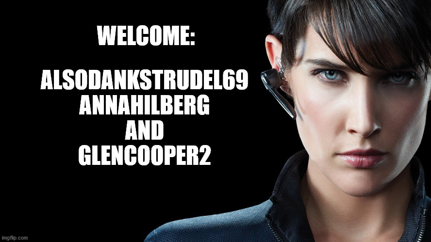 Thanks for joining! | WELCOME:; ALSODANKSTRUDEL69
ANNAHILBERG
AND
GLENCOOPER2 | image tagged in shield,avengers | made w/ Imgflip meme maker