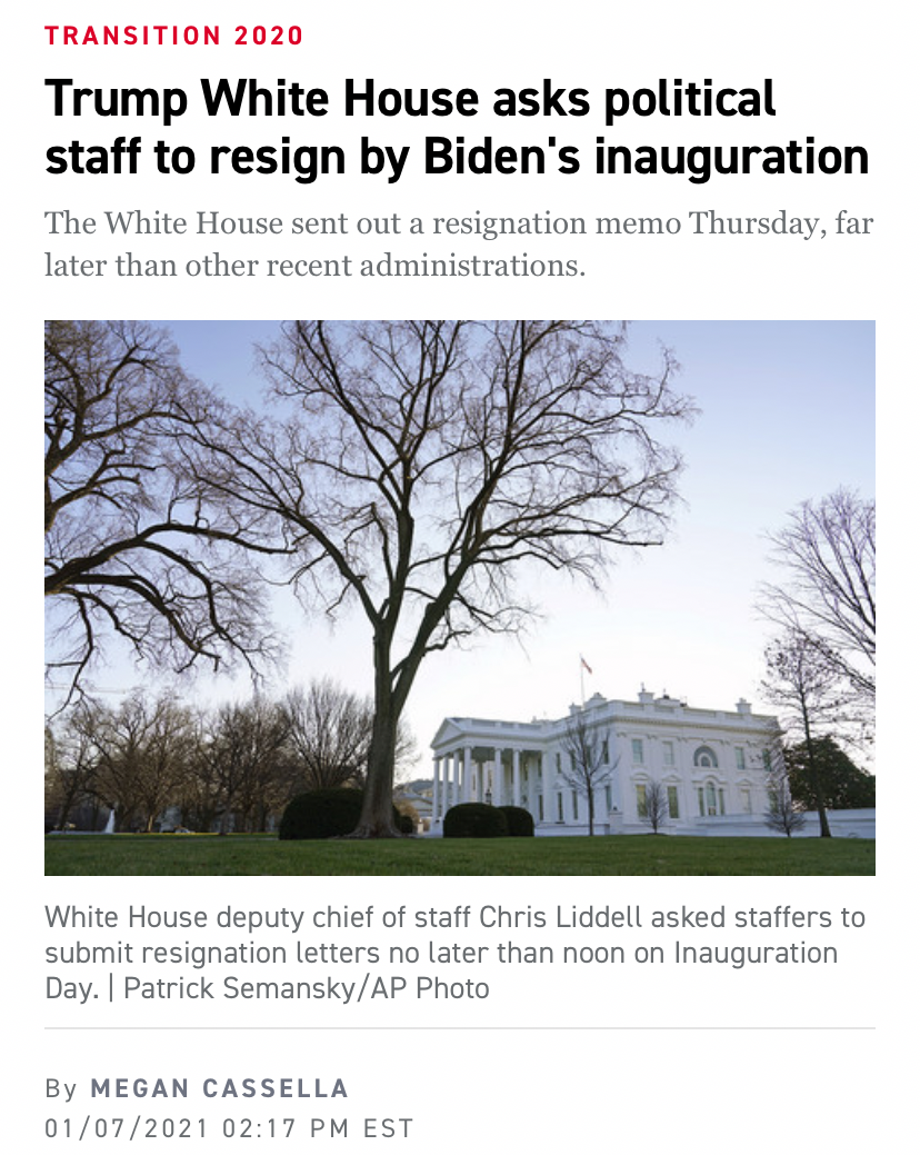 Trump resignation memos Blank Meme Template