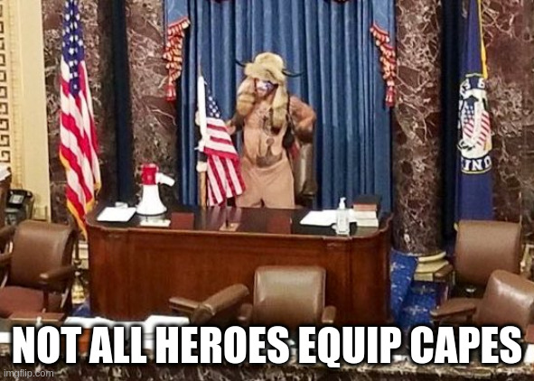 Viking senate | NOT ALL HEROES EQUIP CAPES | image tagged in berserk,rpg,hero,senate,viking | made w/ Imgflip meme maker