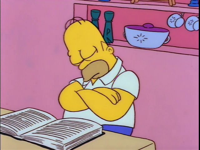 Homero Durmiendo Blank Meme Template