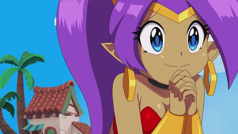 High Quality Excited Shantae Blank Meme Template