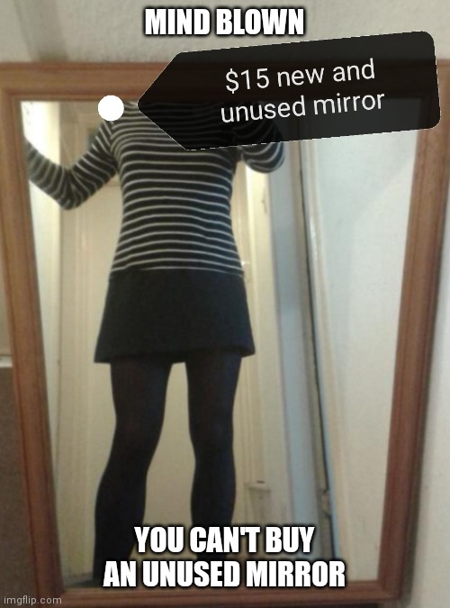 High Quality Mirror Blank Meme Template