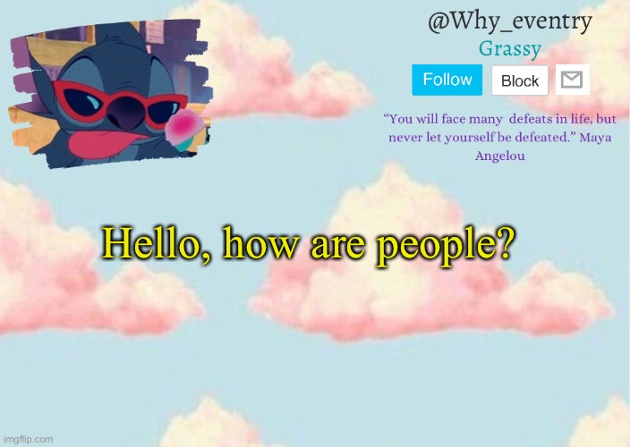 @Why_eventry’s announcement template | Hello, how are people? | image tagged in why_eventry s announcement template | made w/ Imgflip meme maker