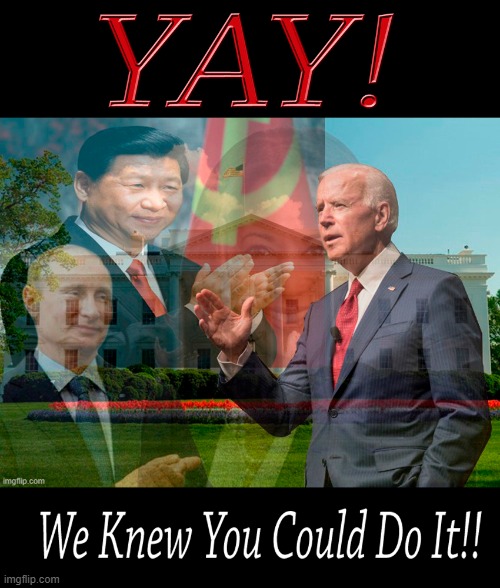 Joe Biden Influences | image tagged in joe biden,kamala harris,usa,china,russia,socialism | made w/ Imgflip meme maker