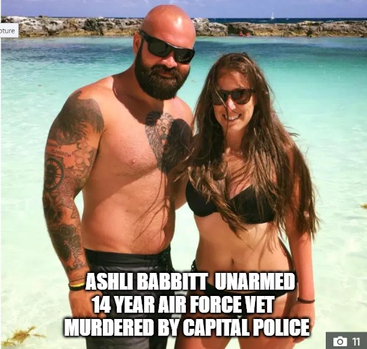 Ashli Babbitt | ASHLI BABBITT  UNARMED 
14 YEAR AIR FORCE VET
   MURDERED BY CAPITAL POLICE | image tagged in memes | made w/ Imgflip meme maker