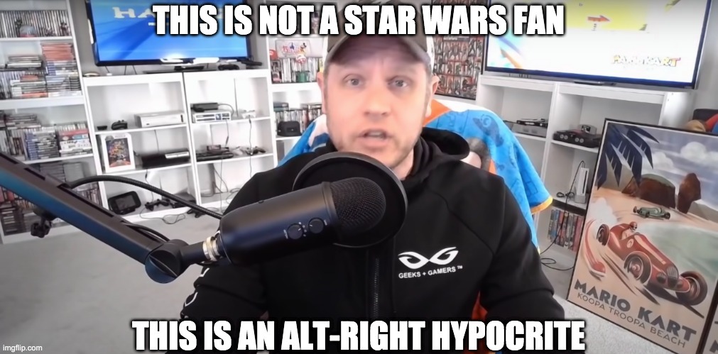 When You Attack Mark Hamill For Not Liking Trump... | image tagged in star wars,alt right,angry baby | made w/ Imgflip meme maker