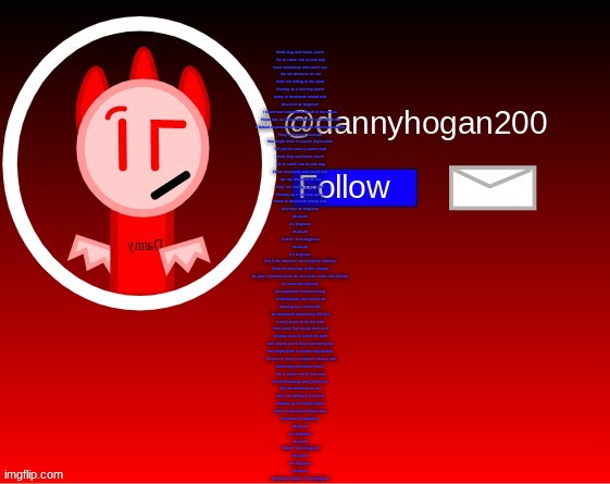 dannyhogan200 announcement - Imgflip