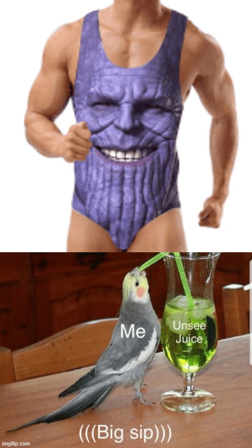 lord have mercy on my eyes | image tagged in unsee juice,thanos,funny memes,memes,dank memes | made w/ Imgflip meme maker