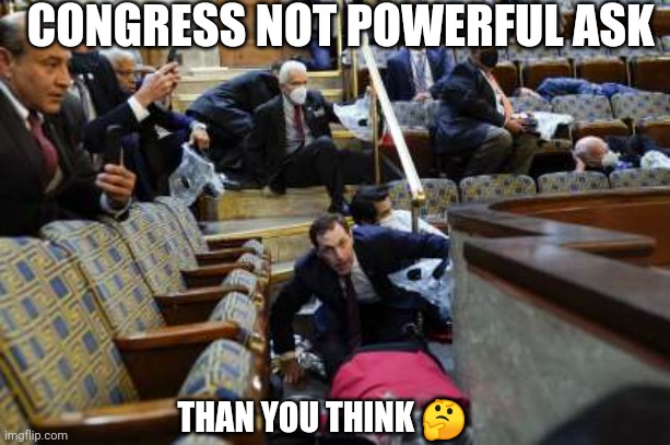 Congress is clown | CONGRESS NOT POWERFUL ASK; THAN YOU THINK 🤔 | image tagged in congress chambers | made w/ Imgflip meme maker