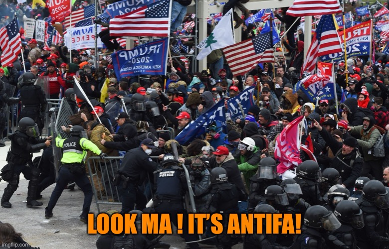 LOOK MA ! IT’S ANTIFA! | made w/ Imgflip meme maker