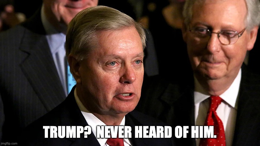 Got what they needed | TRUMP?  NEVER HEARD OF HIM. | image tagged in republicans,congress,political meme | made w/ Imgflip meme maker