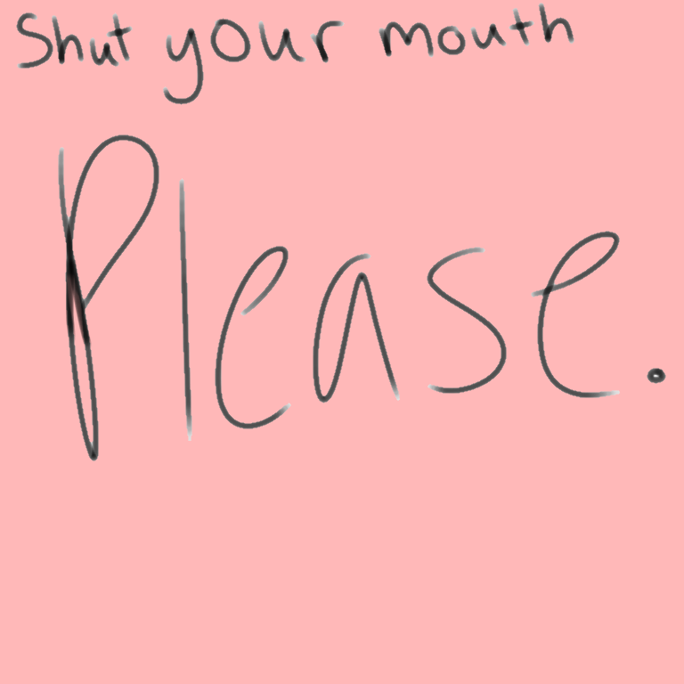 Shut Your Mouth Please Blank Meme Template