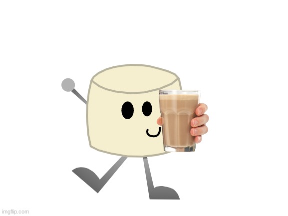 Mixmellow:here, have some choccy milk :D | image tagged in blank white template | made w/ Imgflip meme maker