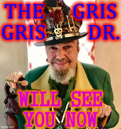 THE      GRIS
GRIS         DR. WILL SEE
YOU NOW | made w/ Imgflip meme maker