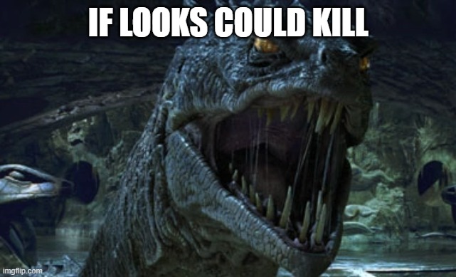 basilisk | IF LOOKS COULD KILL | image tagged in memes | made w/ Imgflip meme maker