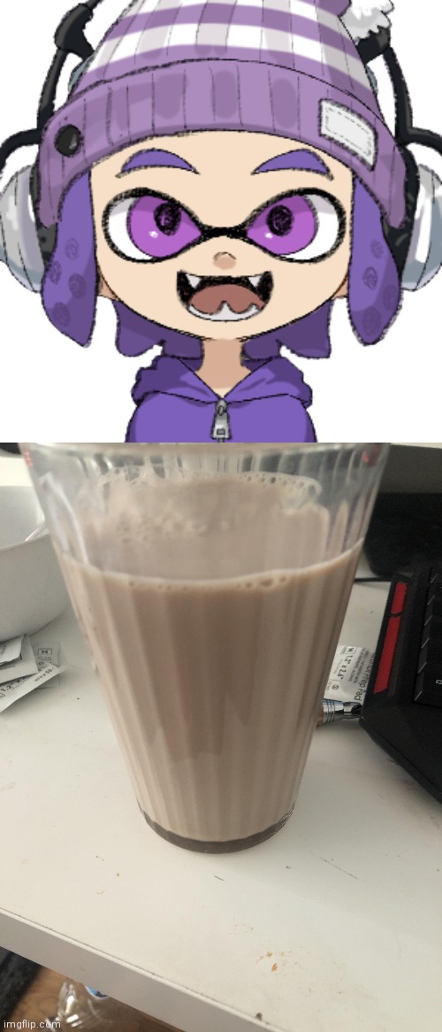 image tagged in bryce inkling,choccy milk | made w/ Imgflip meme maker