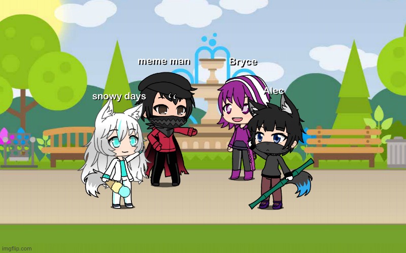 4 in 4 left | image tagged in gacha life | made w/ Imgflip meme maker