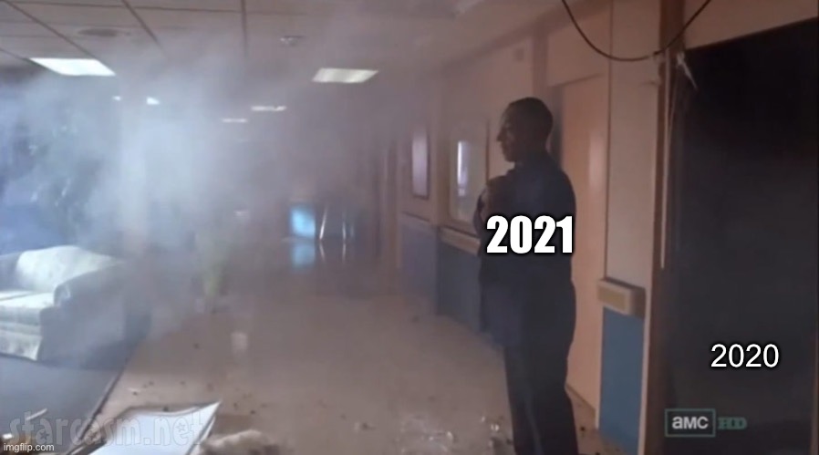 Gus Fring No Big Deal | 2021 2020 | image tagged in gus fring no big deal,2021,funny,so true,breaking bad | made w/ Imgflip meme maker