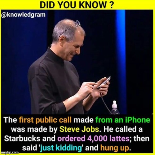 I guess Starbucks employee wouldn't buy Iphone... | made w/ Imgflip meme maker