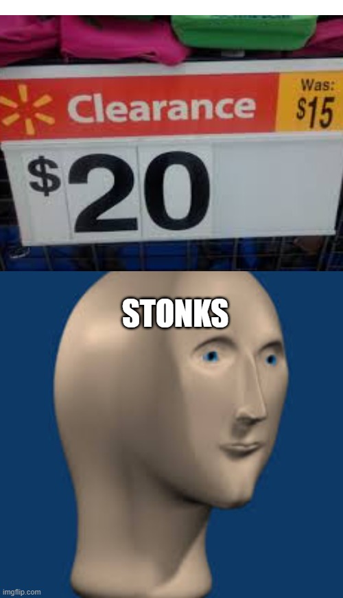 great deal | STONKS | image tagged in blank white template | made w/ Imgflip meme maker