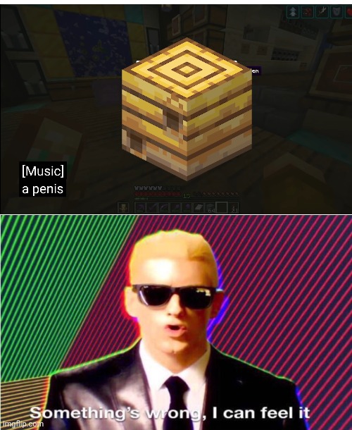 mine cwaft | image tagged in something s wrong,minecraft,funny | made w/ Imgflip meme maker