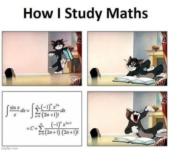 How I study Maths | image tagged in funny memes,math is math | made w/ Imgflip meme maker
