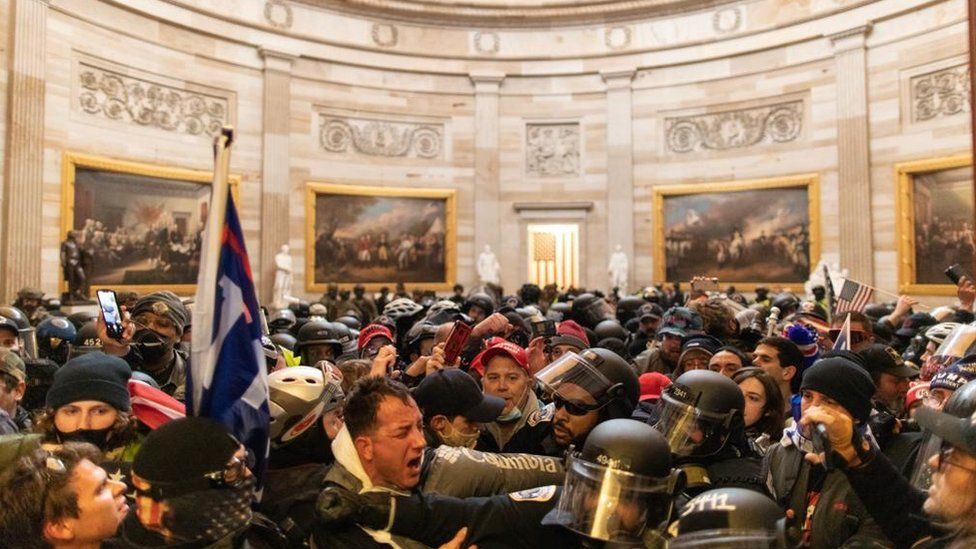 High Quality Capitol "Protestors" Blank Meme Template