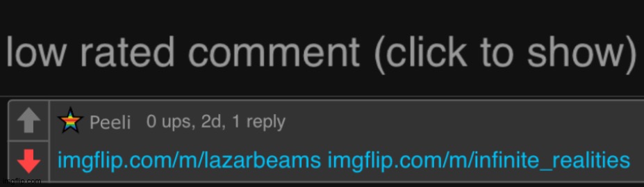 Okay that is enough advertising for one day | image tagged in low rated comment dark mode version | made w/ Imgflip meme maker