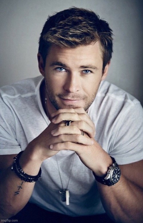 Since Trap wouldn't, I will | image tagged in chris hemsworth | made w/ Imgflip meme maker