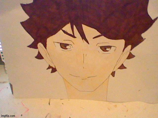 Oikawa drawing for Tobio-Kageyama | made w/ Imgflip meme maker