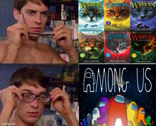 Spiderman Glasses | image tagged in spiderman glasses,warriors,among us | made w/ Imgflip meme maker