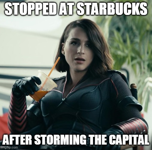 Stopped at starbucks after storming the capital | STOPPED AT STARBUCKS; AFTER STORMING THE CAPITAL | image tagged in stormfront relaxing,starbucks,capital,stormfront,the boys,make america great again | made w/ Imgflip meme maker