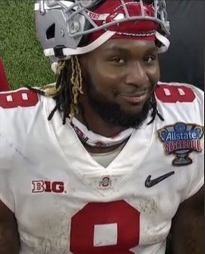 High Quality Trey Sermon Smirk Blank Meme Template