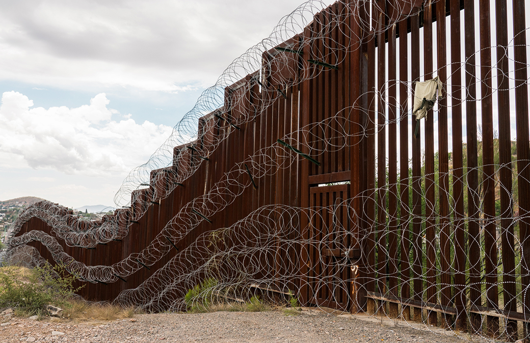 Border wall Blank Meme Template