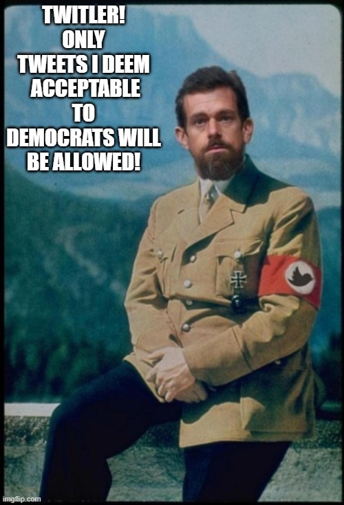 Twitler | TWITLER! ONLY TWEETS I DEEM  ACCEPTABLE TO DEMOCRATS WILL BE ALLOWED! | image tagged in twitter | made w/ Imgflip meme maker