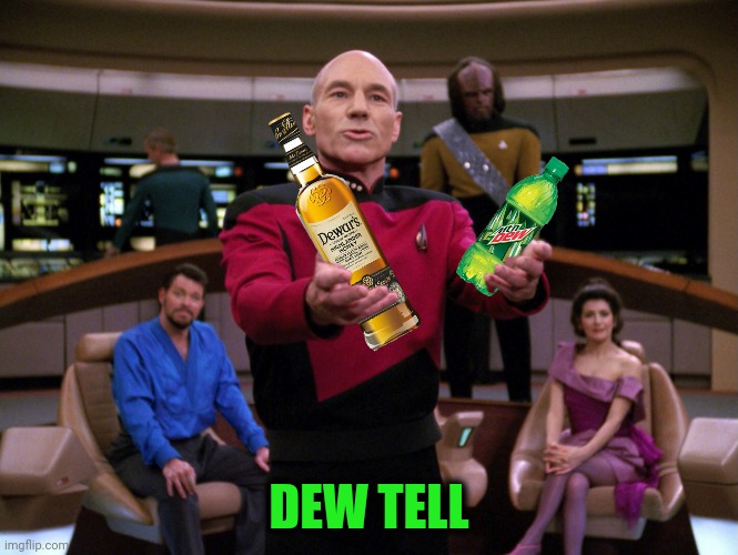 DEW TELL | made w/ Imgflip meme maker