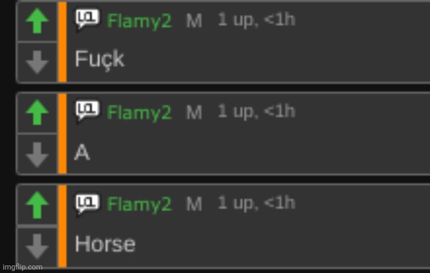 Flamy Fuck A Horse | image tagged in flamy fuck a horse | made w/ Imgflip meme maker