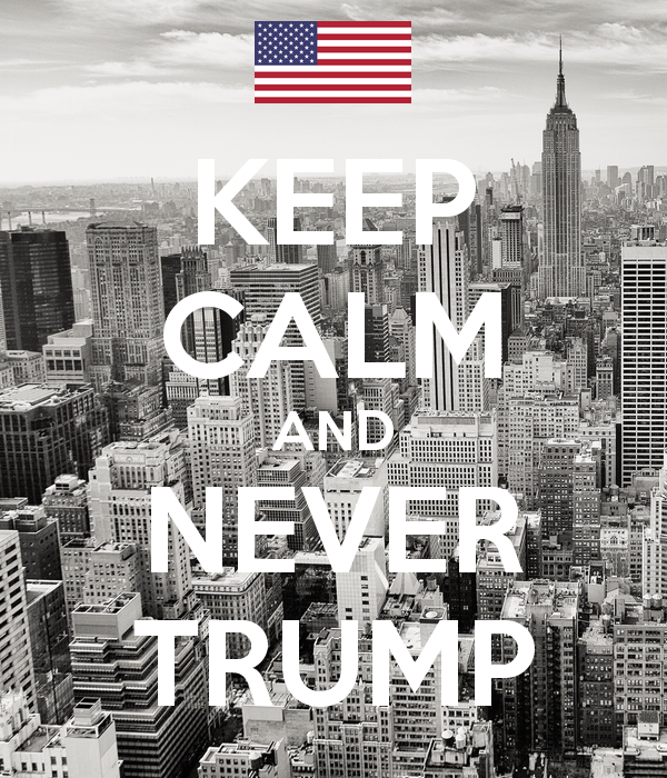 Keep Calm and Never Trump Blank Meme Template