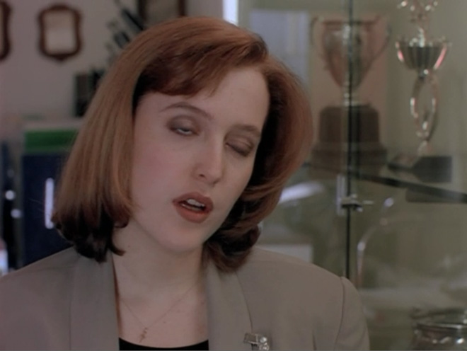 High Quality Scully eye reaction Blank Meme Template