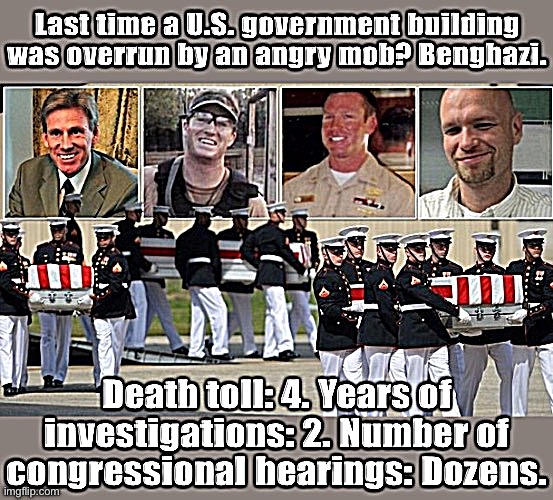 Things that make you go hmmm | image tagged in benghazi,riots,riot | made w/ Imgflip meme maker