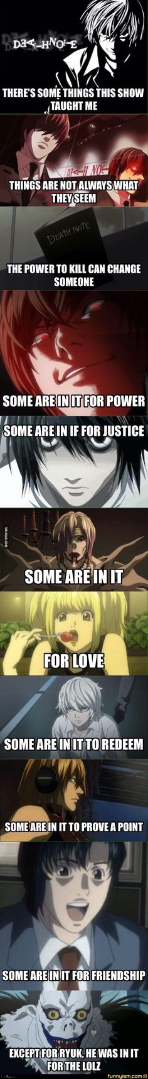 yeah basically all he did in the show was laugh | image tagged in death note | made w/ Imgflip meme maker