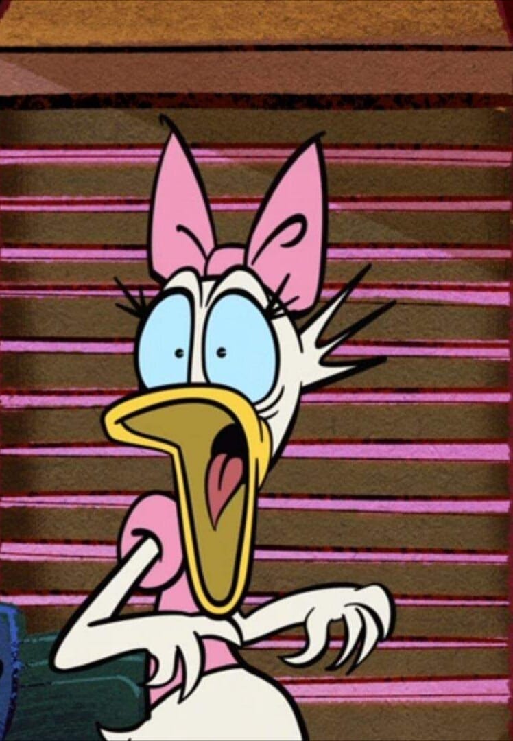 Daisy Duck Blank Meme Template