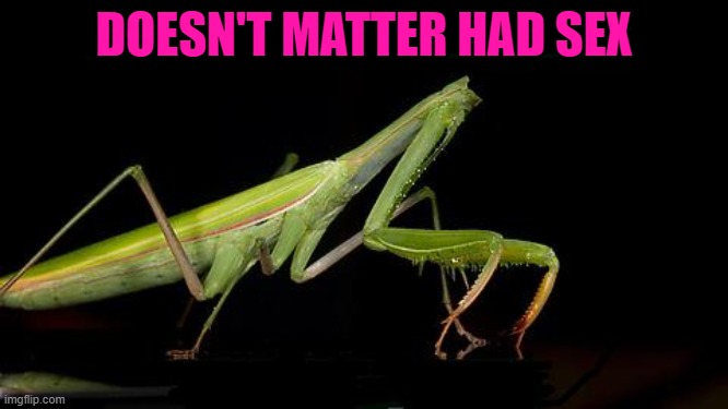 DOESN'T MATTER HAD SEX | made w/ Imgflip meme maker