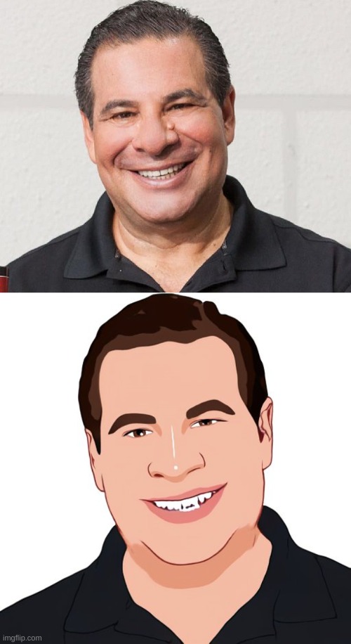 i got an ai to paint phil swift and this is the result | image tagged in memes,funny,phil swift,painting,artificial intelligence | made w/ Imgflip meme maker