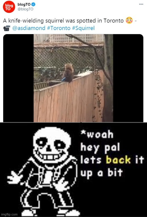 Hold Up | image tagged in woah hey pal lets back it up a bit,memes,sans | made w/ Imgflip meme maker