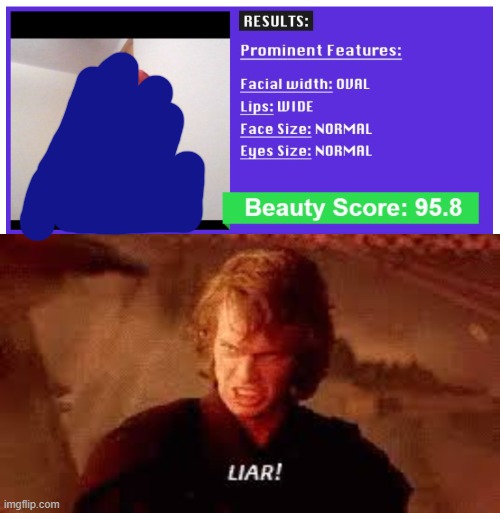 image tagged in anakin liar | made w/ Imgflip meme maker