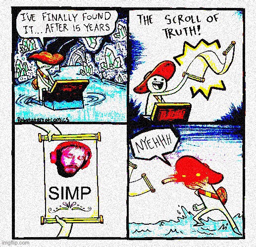 Pewdypie is back but in the scroll of truth! | image tagged in the scroll of truth | made w/ Imgflip meme maker