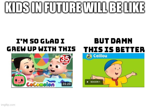 The Future is now old man | KIDS IN FUTURE WILL BE LIKE | image tagged in im so glad i grew up with this but damn this is better | made w/ Imgflip meme maker