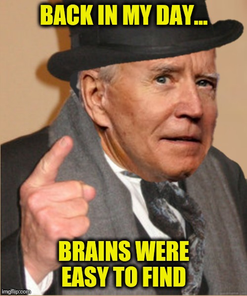 BACK IN MY DAY... BRAINS WERE EASY TO FIND | made w/ Imgflip meme maker