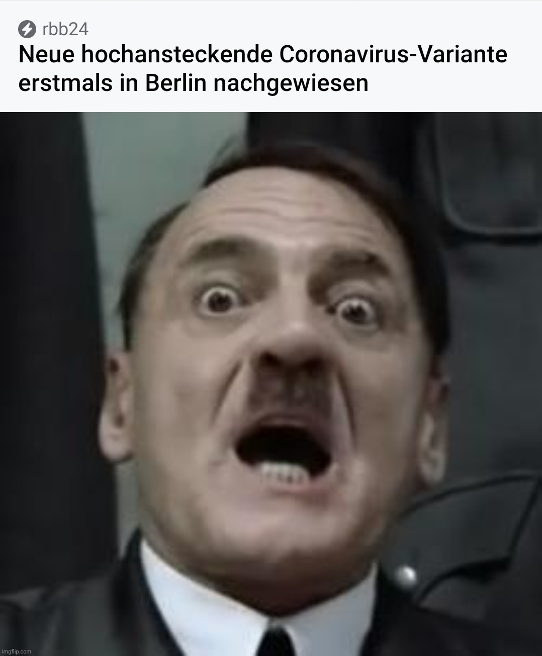 Scheisse | image tagged in hitlerbarb | made w/ Imgflip meme maker